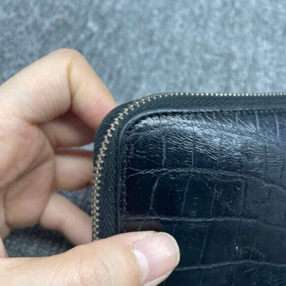 YSL Yves Saint Laurent Zippy Black Wallet lux340-100125 - Picture 12 of 14